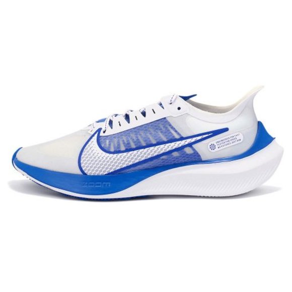 Nike Zoom Gravity White Blue Men's Running Shoes - Picture 4 of 6